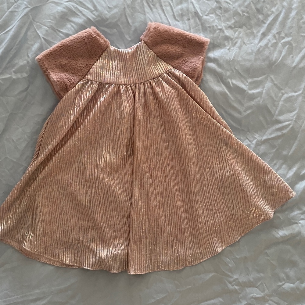 Pippa and Julie, Toddler Dress Iridescent Pink